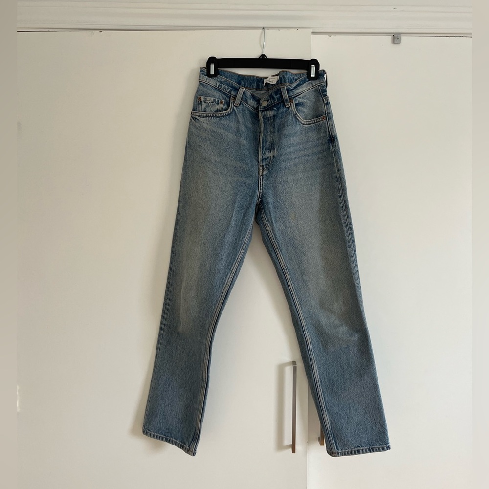& other stories washed slim cut jeans